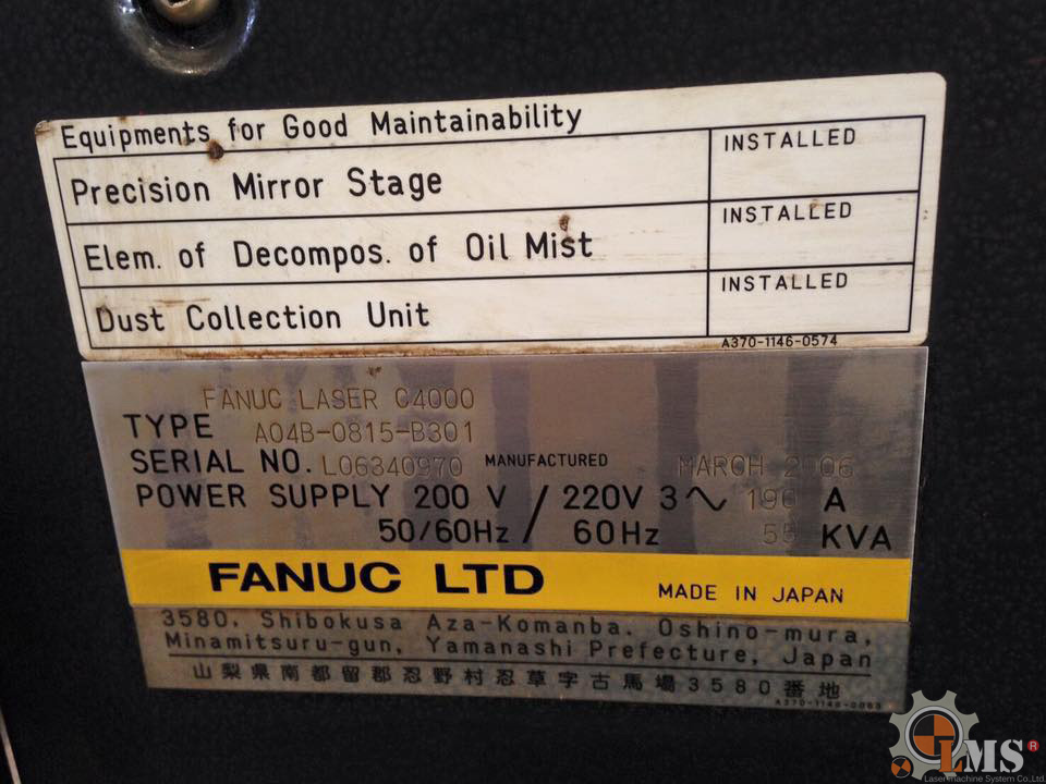 AMADA FO2412NT FANUC 4000W (2006)